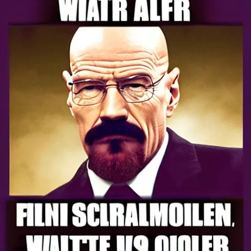 Image similar to walter white as steve harvey