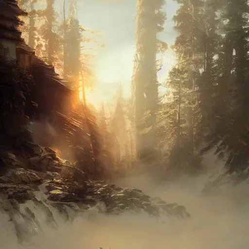 Image similar to volumetric lighting, 8 k octane beautifully detailed render, post - processing, extremely hyper - detailed, intricate, epic composition, cinematic lighting, masterpiece, trending on artstation, detailed detailed detailed, masterpiece, stunning art by anders zorn, wonderful masterpiece by greg rutkowski, beautiful cinematic light,