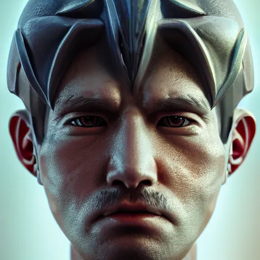 Image similar to archangel daniel by tsuyoshi nagano, illustration, cinematic lighting, hyperdetailed, 8 k, symmetrical, face enhance, elegant, frostbite 3 engine, cryengine, dof, trending on artstation, digital art, crepuscular ray