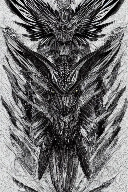 Image similar to armoured warrior hummingbird monster, symmetrical, highly detailed, digital art, hummingbird themed armour, sharp focus, trending on art station, kentaro miura manga art style