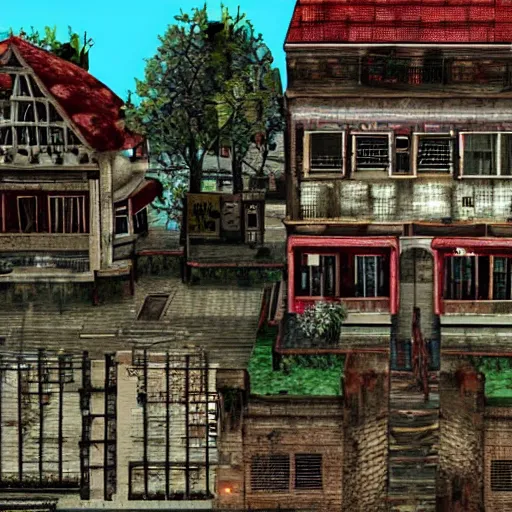 Image similar to Resident Evil Village if it had been a PS1 game