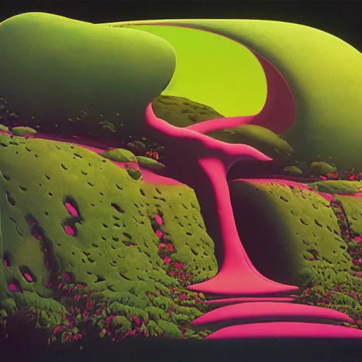 Image similar to rave part by roger dean