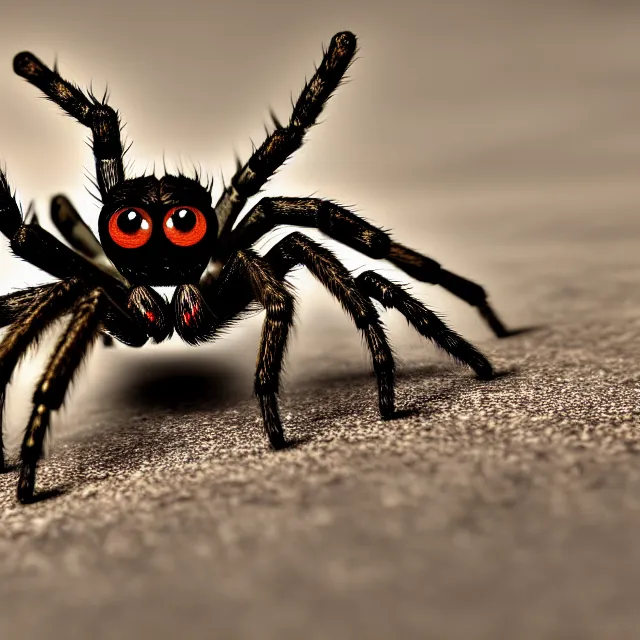 Image similar to chased by a scary man spider, highly detailed, 8 k, hdr, smooth, sharp focus, high resolution, award - winning photo