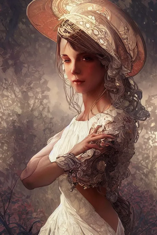 Prompt: beautiful cottagecore lizzo, melissa viviane jefferson, intricate, elegant, highly detailed, digital painting, artstation, concept art, smooth, sharp, focus, illustration, art by artgerm and greg rutkowski and alphonse mucha