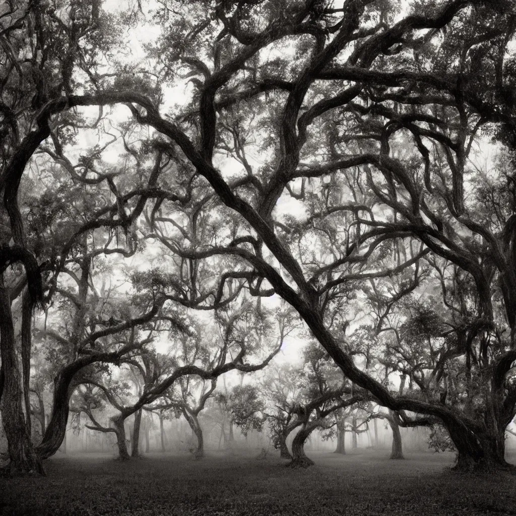 Image similar to a southern landscape in the syle of sally mann