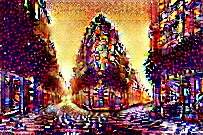 Image similar to a city street in paris under the dark sun, beautiful detailed pixelart by albertov, intricate details, beautiful, dithered gradients, volumetric lighting, cgsociety, artstation, smooth, sharp focus, 2 d illustration, amazing art by dan mumford