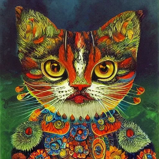 Prompt: a beautiful painting representative of the art style of louis wain