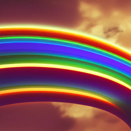Prompt: rainbows, octane render, 3 6 0 photo