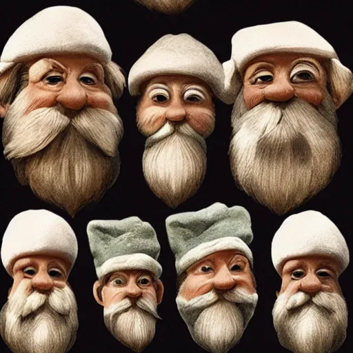 Image similar to gnomes have many faces, victor tietz will not let you lie