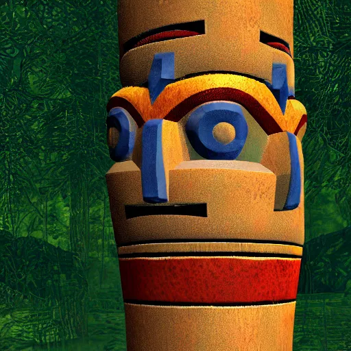 Image similar to tribal totem pole texture, n 6 4 texture