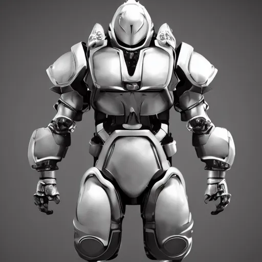 Image similar to Mechanical armour, white, Muscular, godly, unreal engine 5, bright light, full body, metal, male, HD 8K, energy