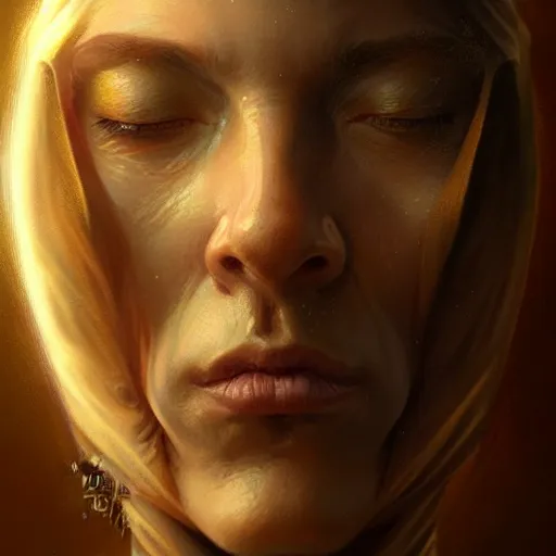 Image similar to Portrait of wizard made of potato, D&D, face, fantasy, intricate, elegant, highly detailed, digital painting, artstation, concept art, smooth, sharp focus, illustration, art by artgerm and greg rutkowski and alphonse mucha