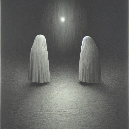 Image similar to Joe Biden. Sanctimoniousness. Zdzisław Beksiński