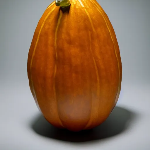 Image similar to gourd shaped like the face of amber heard hybrid intercross mix as a gourd