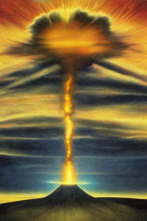 Image similar to modern nuclear explosion