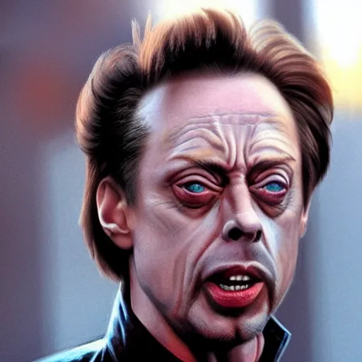 Prompt: Steve Buscemi as wolverine