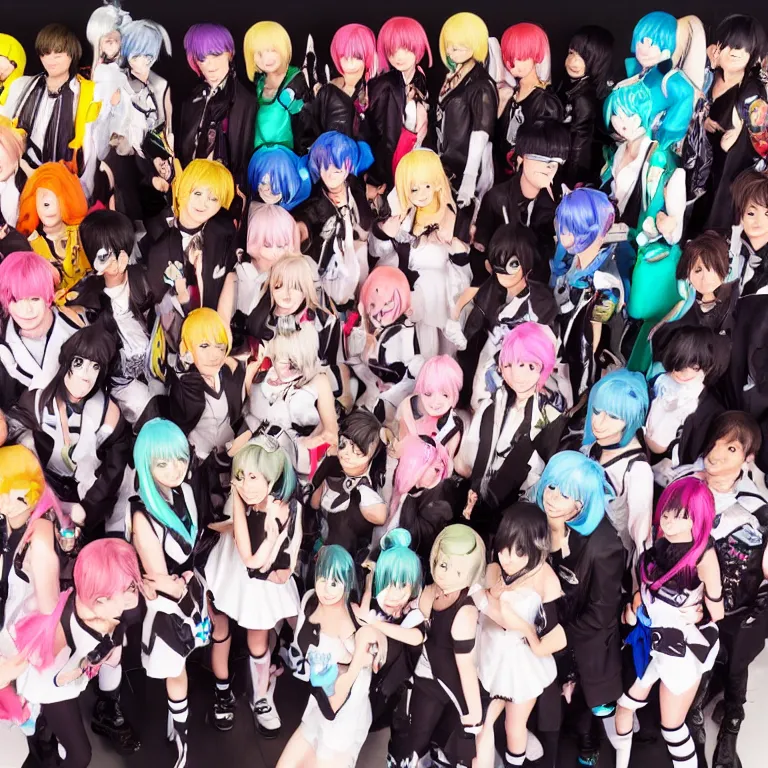 Image similar to vocaloid in real life