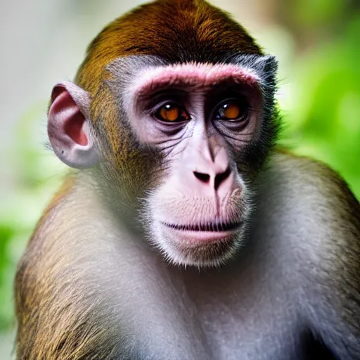 Image similar to high quality portrait of a monkey, studio photograph, photograph, realistic photo, 8k photo, 4k photo, stock photo, high resolution, cinematic shot, high detail