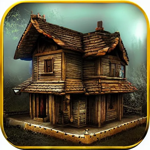 Prompt: Village render horror fog foster highly detailed game one house fear