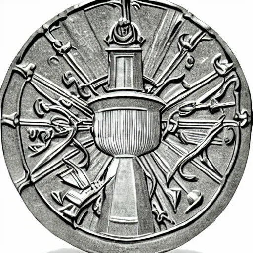 Image similar to coin design for the holy grail