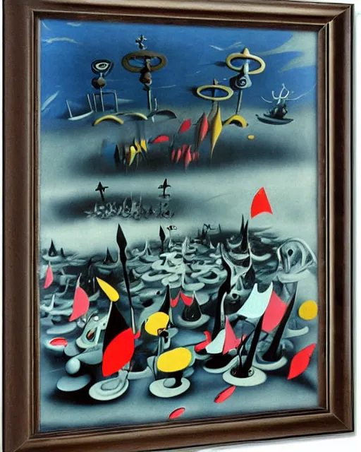 Image similar to Pirate invasion by Yves Tanguy