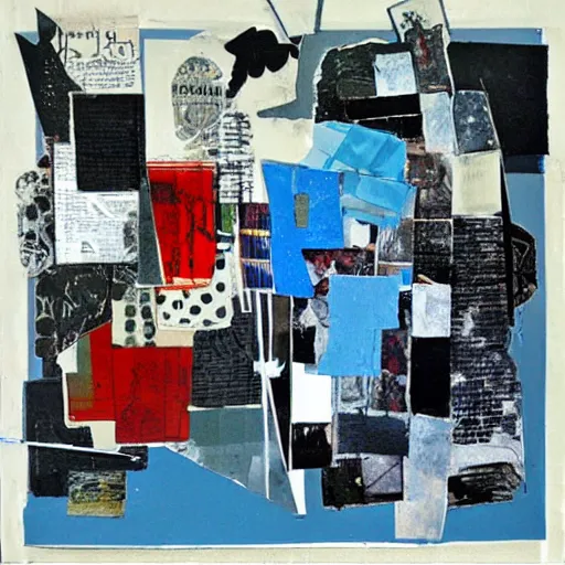 Image similar to abstract collage by nancy spero