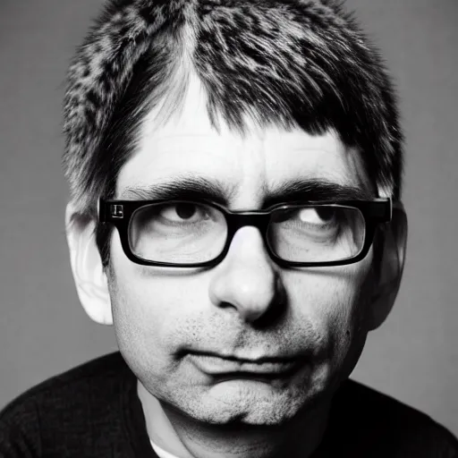 Image similar to steve albini, portrait, by richard avedon