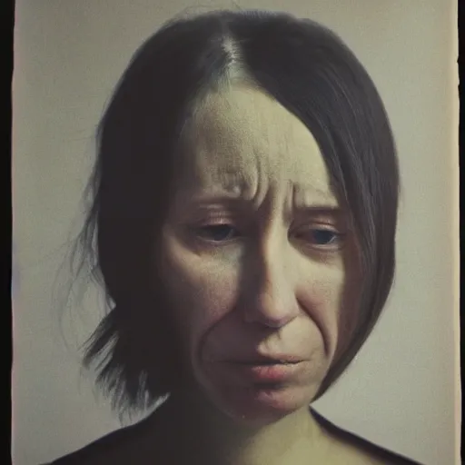 Image similar to woman with no mouth