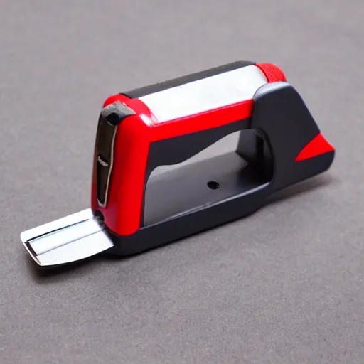 Prompt: a ferocious stapler