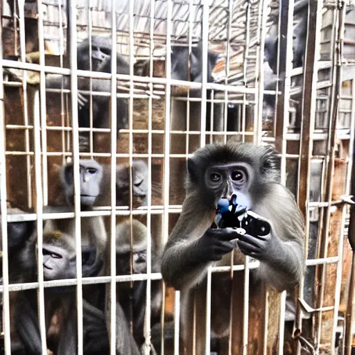 Monkey market cage hi-res stock photography and images - Alamy