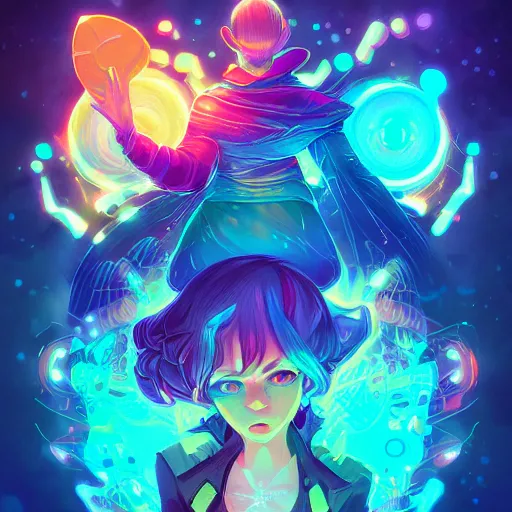 Image similar to skill magic deepdream radiating a glowing aura stuff loot legends stylized digital illustration video game icon artstation lois van baarle, ilya kuvshinov, rossdraws,