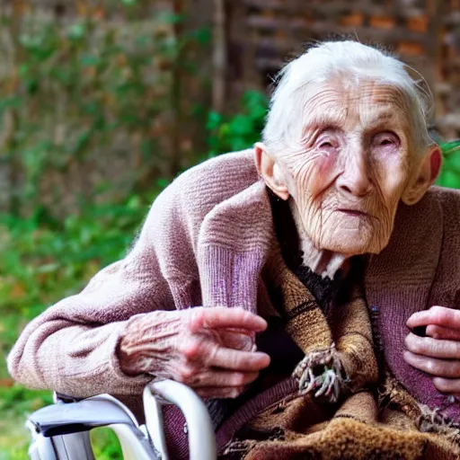 Image similar to photograph of an oldest person in 2 5 3 2