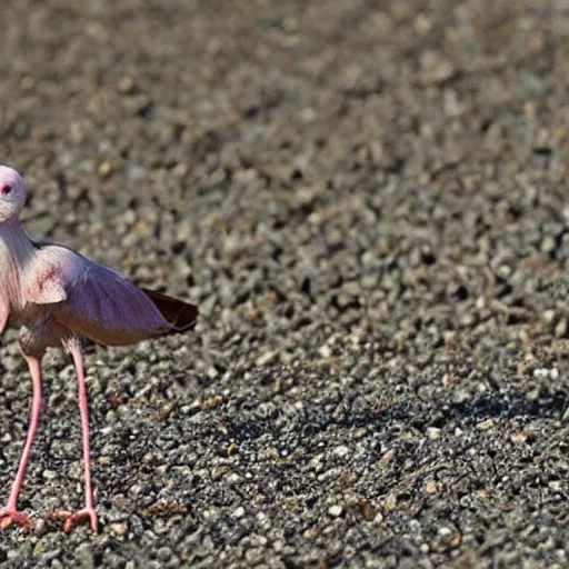 Prompt: a featherless biped