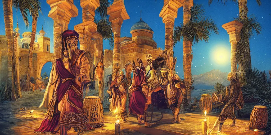 Prompt: arabian nights