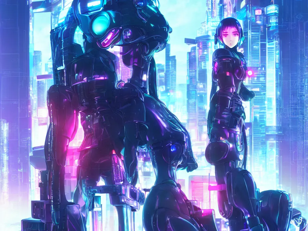 Image similar to portrait anime visual futuristic female cyber police, on cyberpunk neon light tokyo rooftop, ssci - fi and fantasy, intricate and very beautiful, human structure, concept art, sharp focus, anime by rossdraws and magali villeneuve and liya nikorov and luxearte, frostine engine