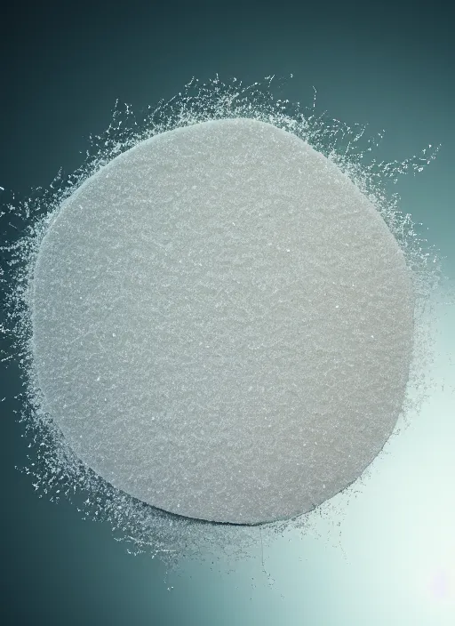 Image similar to a particle of sugar, from perspective of an ant