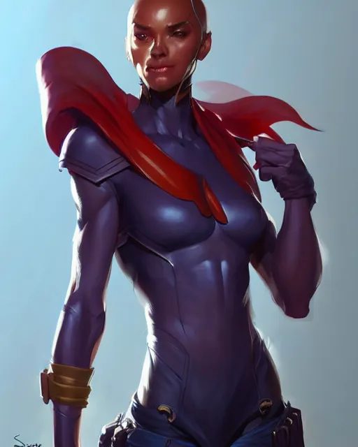 Image similar to character concept art of a random character from marvel | | distinct - fine, key visual, realistic shaded perfect face, fine details by stanley artgerm lau, wlop, rossdraws, james jean, andrei riabovitchev, marc simonetti, sakimichan, and jakub rebelka, trending on artstation