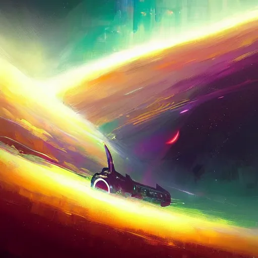 Image similar to a black hole in space, by anato finnstark, by alena aenami, by john harris, by ross tran, by wlop, by andreas rocha