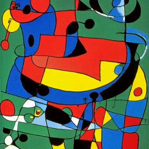 Prompt: epic very beautiful Joan Miro deluxe classic holiday