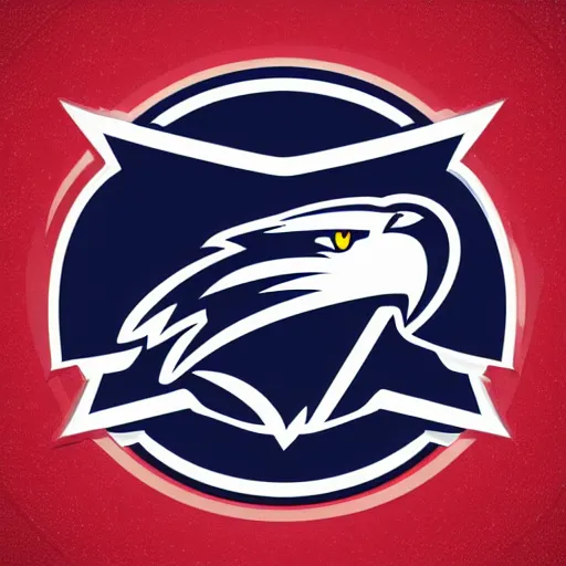 Image similar to sports logo detailed vector eagle