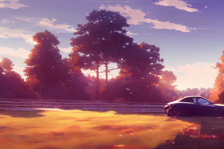 Image similar to a driving cathedral, scene in an open field. key visual, conceptart, ambient lighting, highly detailed, digital painting, artstation, concept art, sharp focus, by makoto shinkai and akihiko yoshida and greg manchess