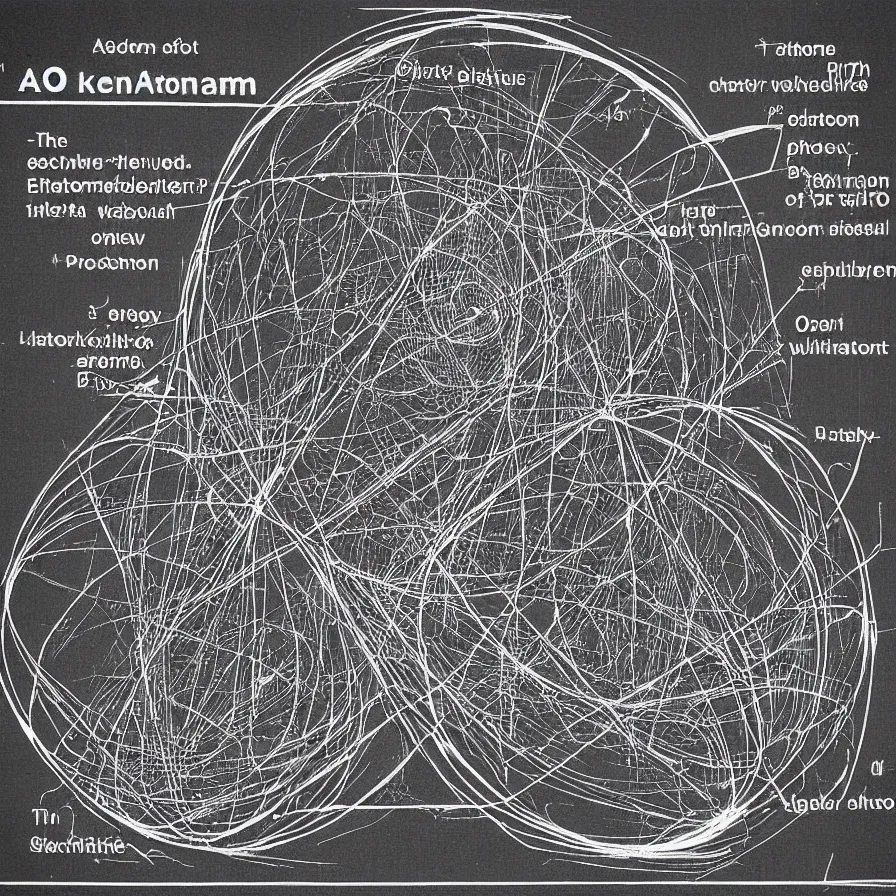 Prompt: “schema of the inner workings of an atom and electron”