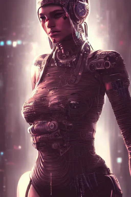 cyberpunk, female character, beautiful head, nice