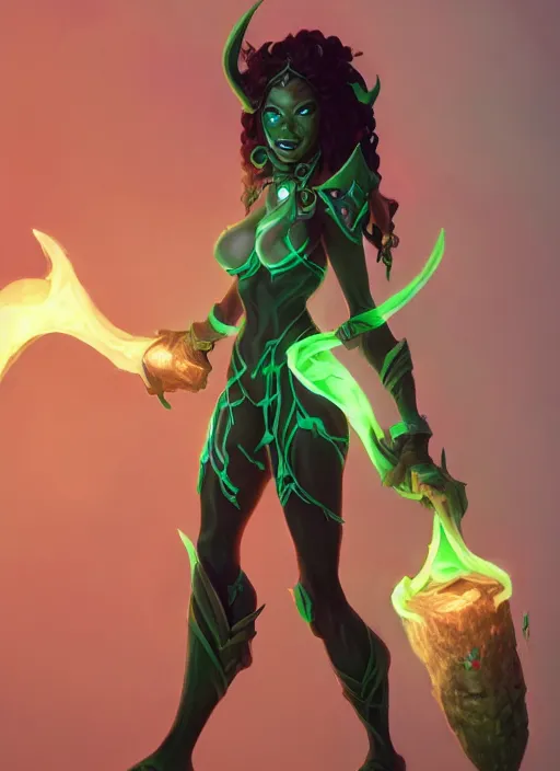 Image similar to female thresh, from league of legends, hyper detailed, digital art, trending in artstation, cinematic lighting, studio quality, smooth render, fluorescent skin, unreal engine 5 rendered, octane rendered, art style by klimt and nixeu and ian sprigger and wlop and krenz cushart