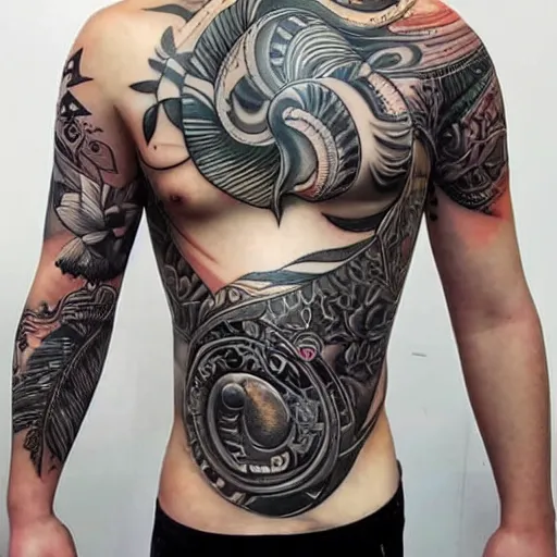 Image similar to art piece from tatoo artist moana best 2 0 1 9 by