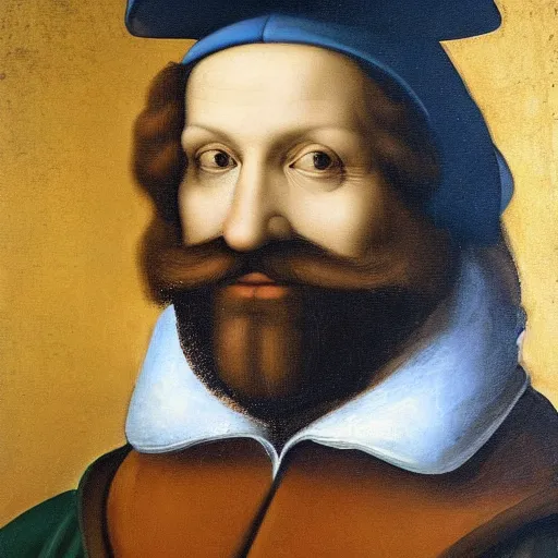 Prompt: oil painting portrait of Mario by Leonardo da Vinci