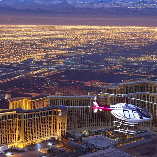 Image similar to helicopter flying over las vegas