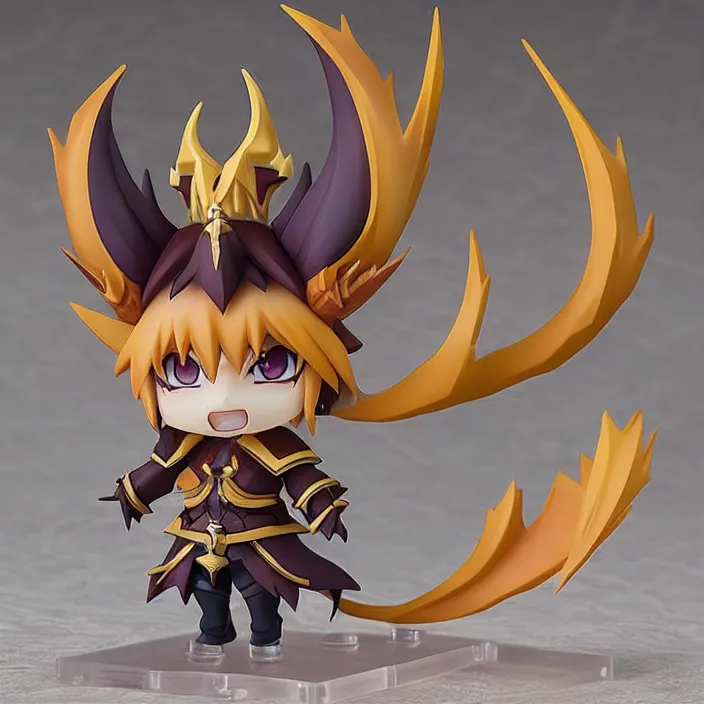 Image similar to nozdormu, an anime nendoroid of nozdormu, figurine, detailed product photo