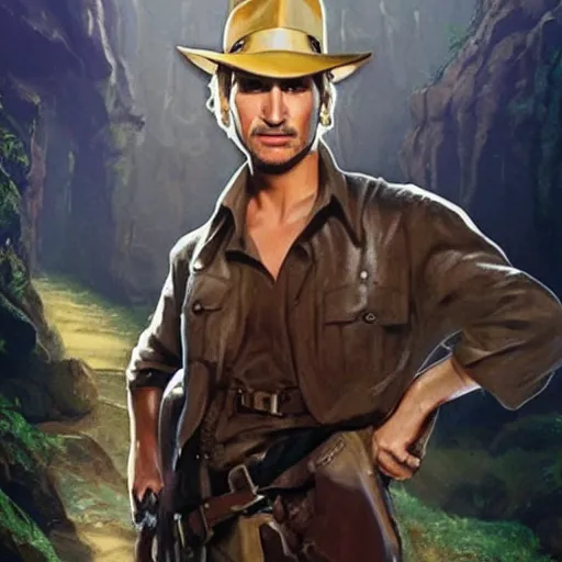 Image similar to xqc as indiana jones