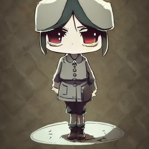 Image similar to beautiful little boy in nazi uniform posing. made in abyss art style, inspired by kris from deltarrune, cute detailed artwork, anatomically correct, soft details, ilya kuvshinov, reflection, perfect composition, portrait, illumination, digital art, detailed anime soft face, symmetrical face